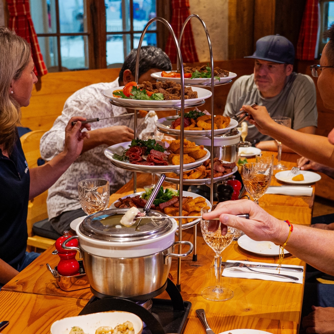 Fondue at 7Summits Restaurant